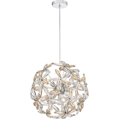 Lustre sphérique spoutnik à 7 lumières