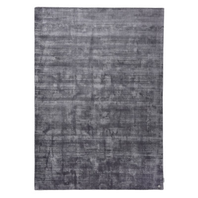 Shine Hand Loomed Anthracite Indoor Rug