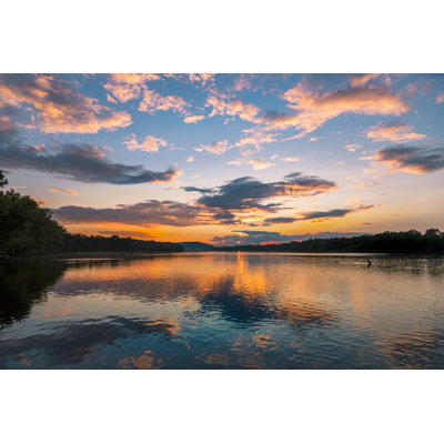 " Wisconsin River Sunset 2 "