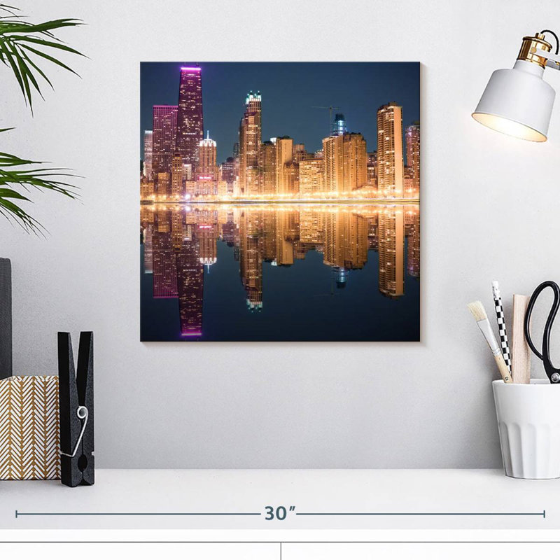Nicci Chicago Golden Lights, H 16 po x l 16 po
