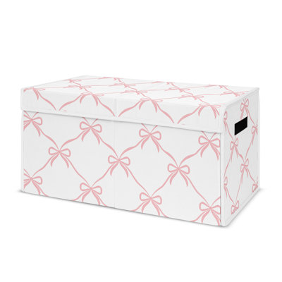 Ballerina and Ballet Bows Storage Fabric Toy Box by Sweet Jojo Designs by Isabelle & Max