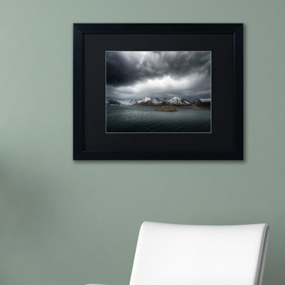 Gris, reproduction de photo encadrée