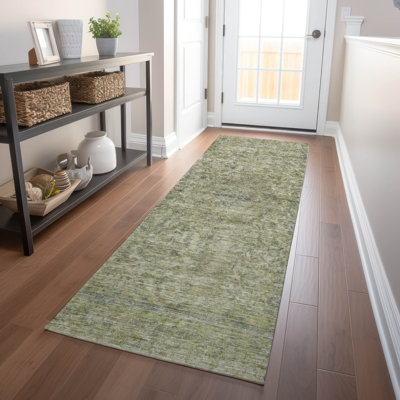 Machine Washable Indoor/Outdoor Claudian ACN1645 Sage Rug