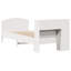 Bookcase Bed Without Mattress 90X200cm Solid Wood Pine