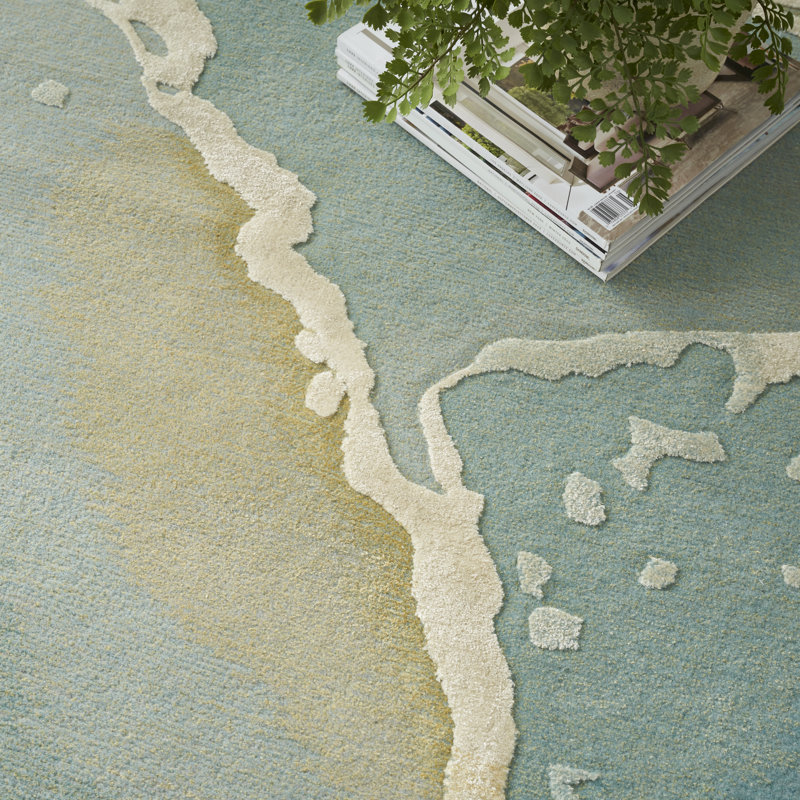 Cayl Wool Hand Woven Area Rug, Rectangle 259 x 351cm