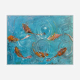 Koi Pond Print by John Beard