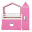 Lit superposé pour enfant avec tente coulissante et tour Messerly-1554209650-1554209649