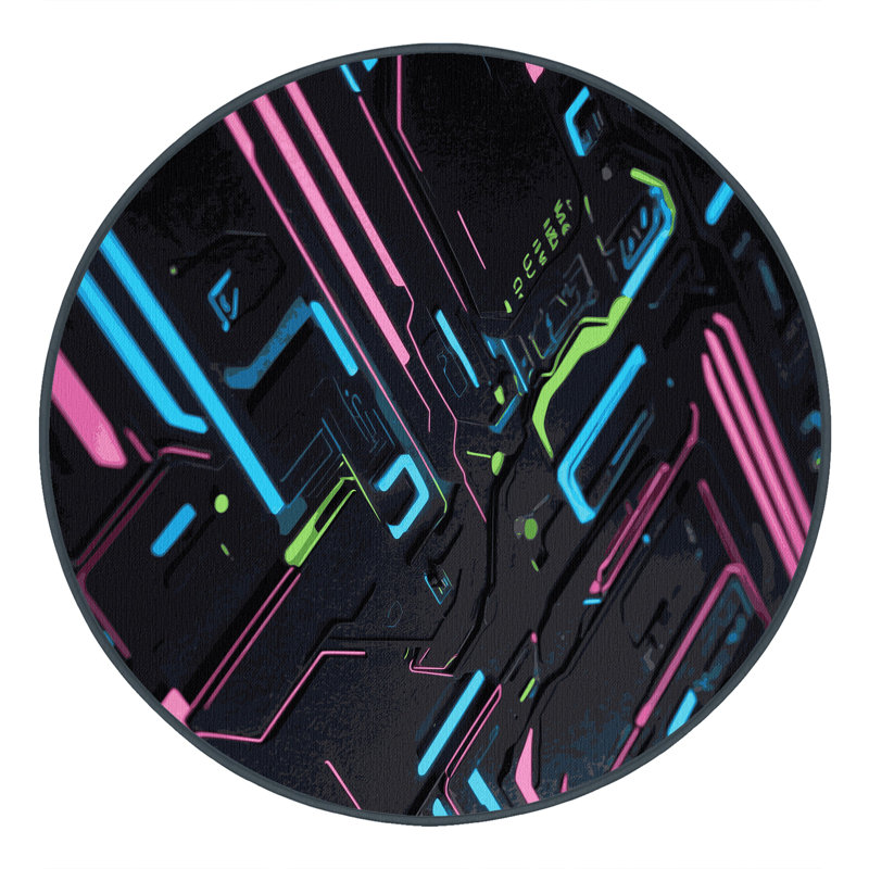 Fusion Core Rug, Round 4'