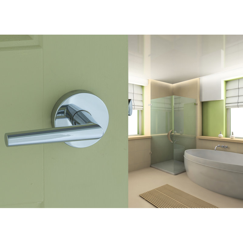 Residential Single Dummy Door Lever, Polished Stainless