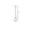 Lustre réglable élégant, finition ambre et or, 11,8 po de diamètre x 27,6 po de hauteur | Corps en métal durable, douille E27 (40 W maximum) | Luminaire moderne pour le salon, la salle à manger et le vestibule-905312472-905312473
