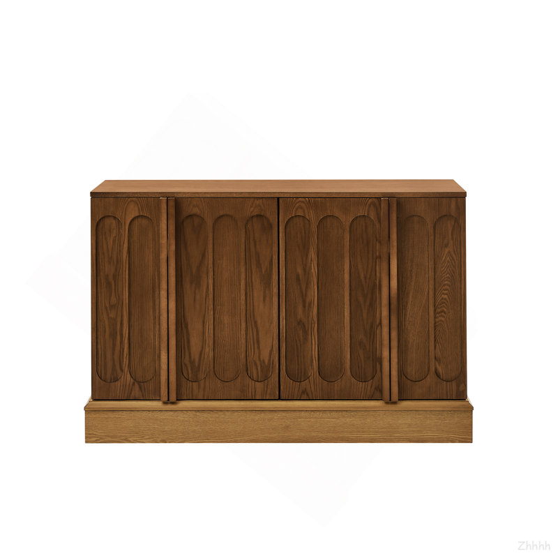 Buffet Mid Mid Century, Natural Wood/Walnut
