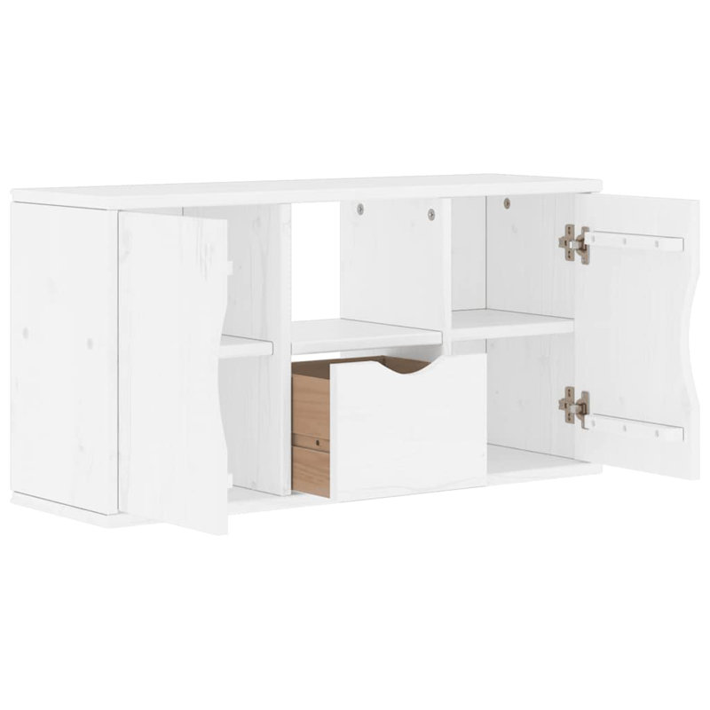 Unfinished TV Stand for TVs up to 32", White