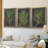 Dramatic Pine I  -Custom Framed  Wrapped Gallery Canvas - 3 Pieces-1858948174-1858948175