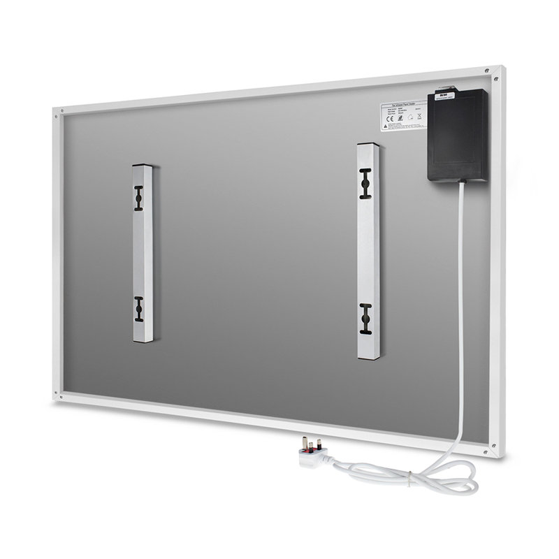 Mirrorstone 1 BTU Electric High Efficiency Wall Mounted Space Heater with Adjustable Thermostat, 580 W, 2.52 A