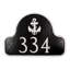 Plaque d'adresse Anchor Arch-23383224-23383225