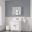 Armoire à pharmacie avec miroir de salle de bain sans cadre l 30 po x H 26 po