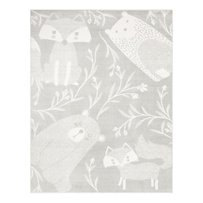 Whimsy Machine Woven Polypropylene Plastic Rug
