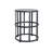 Modern Ceramic Tile Accent Table with Durable Iron Frame