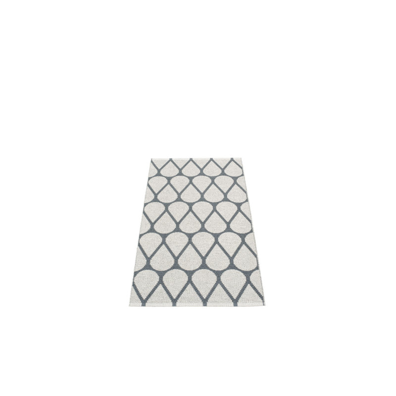 Abstract Area Rug in Gray, Rectangle 2'3" x 4'6"