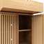 Armoire à thé naturel, rangement à 1 ou 2 tiroirs, look rustique, maison et salle de bain, 73,9 po Hauteur, 27,42 po de profondeur, 15,3 po de largeur avec tiroirs, pour décor de salle de bain, X po, 57,69 lb