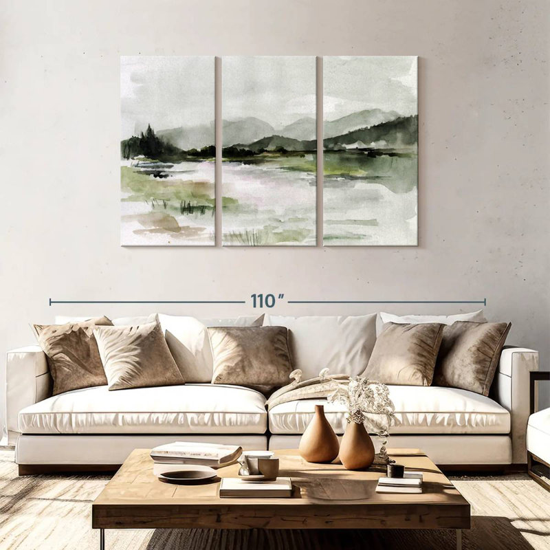 Alvord Lake Mist I, H 48 po x l 74 po