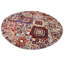 High-Quality Hand-Knotted Red And Navy Area Rug