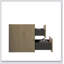 Armoire murale sans lavabo, couleur chêne naturel, avec deux tiroirs-134648324