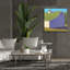 Toile épique Graffiti «Bucolique Structure 2» par Carol Young, 37 po x 37 po-1081035291