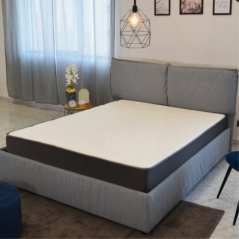 Pocket Spring Mattress Bed In A Box, Soft Euro Top Gel Memory Foam Mattress, 8", Queen
