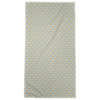 Serviette de plage à chevrons