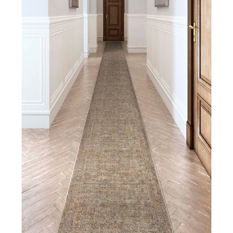 Tapis persan oriental à tissage plat Ervin Juliette, Tapis de couloir 2 pi 3 po x 24 pi 9 po