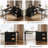 White Makeup Vanity Table With 3 Drawers And Storage Shelves-2056862280