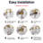 Romale Dimmable Bathroom Vanity Light with 5.9in Milk Opal Glass Globe Shade-481634255-473160374