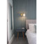 Ahmara Swing Arm Black Plug in Wall Light with Shade-1434344736