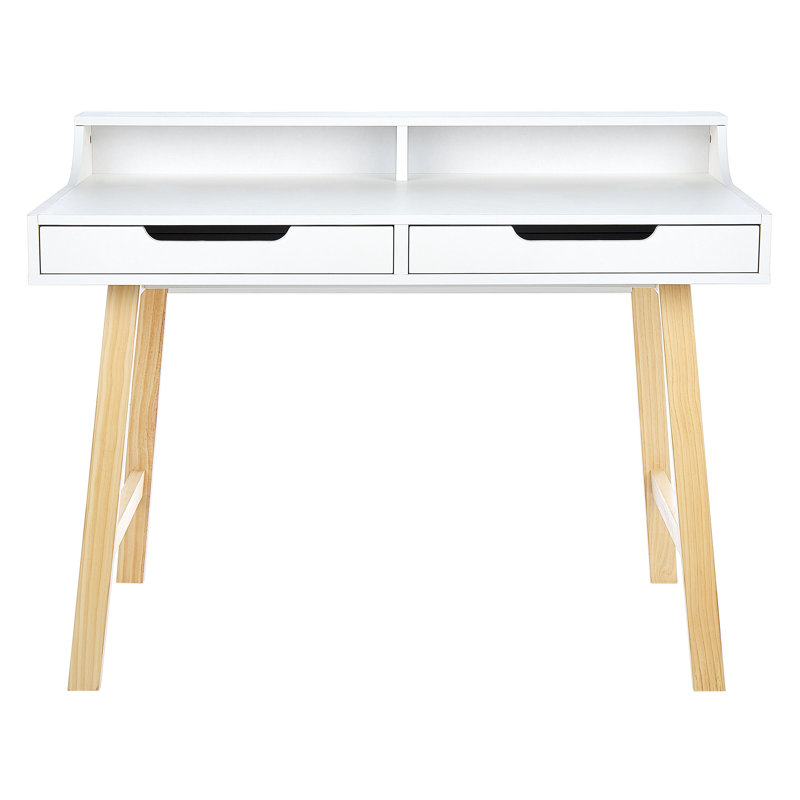 Pool Solid Wood Base Writing Desk