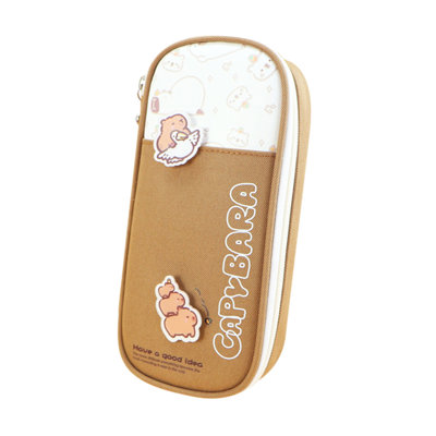 Backpack Pencil Bag Ins Style Large Capacity High Value Cute Pencil Case Pencil Case Student Canvas Fork-border Stationery Bag