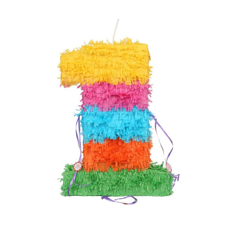 Fax Potato - Pinata Set with Stick & Blindfold - 18th Birthday / Anniversary - Rainbow