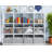 3-piece Gray Large Wardrobe Storage Box With Transparent Window And Convenient Handle; Foldable Fabric Clothing Storage Rack; Ample Capacity; A Must-have For Organizing And Storage Your Clothes At Home.