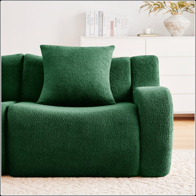 Canapé doux en tissu désossé avec support ergonomique et conception antidérapante pour les salons