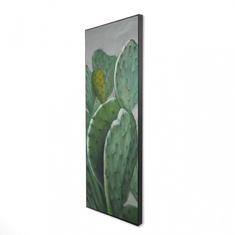 " Paddle Cactus ", 48" H x 16" W
