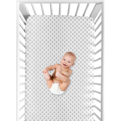 Drap-housse pour lit de bébé floral en aquarelle