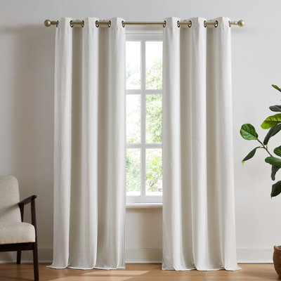 Brookstone Alfred Blackout 2-Panel Window Curtain Set