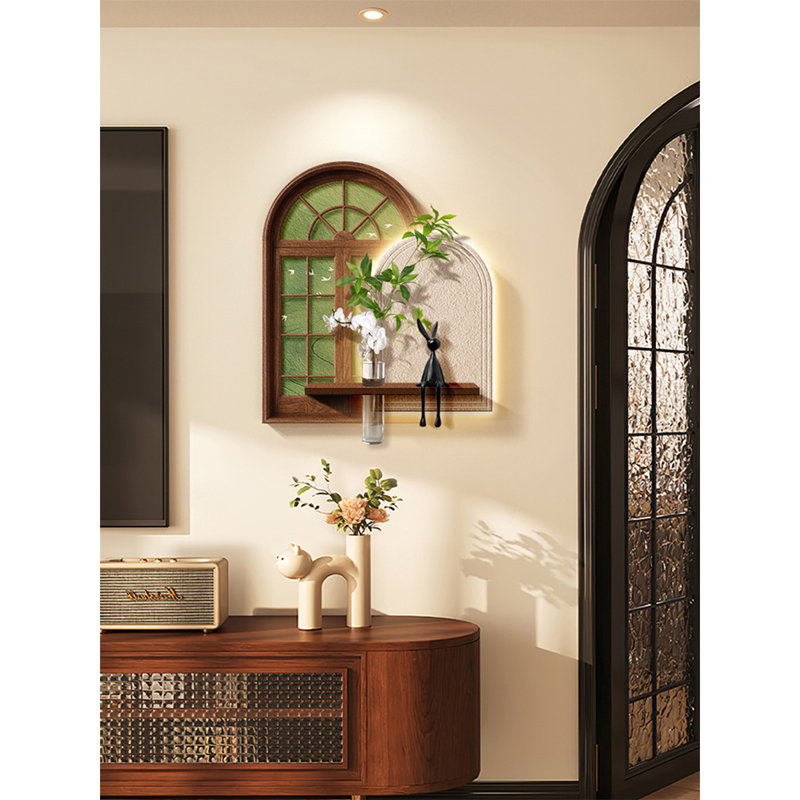 Pot à fleurs hydroponique Mid-Century, H 35,43 po x l 31,5 po x P 1,18 po