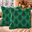 Ensemble de 2 housses de coussin pour arbre de Noël 22 x 22 - blanc-138213920-138213923