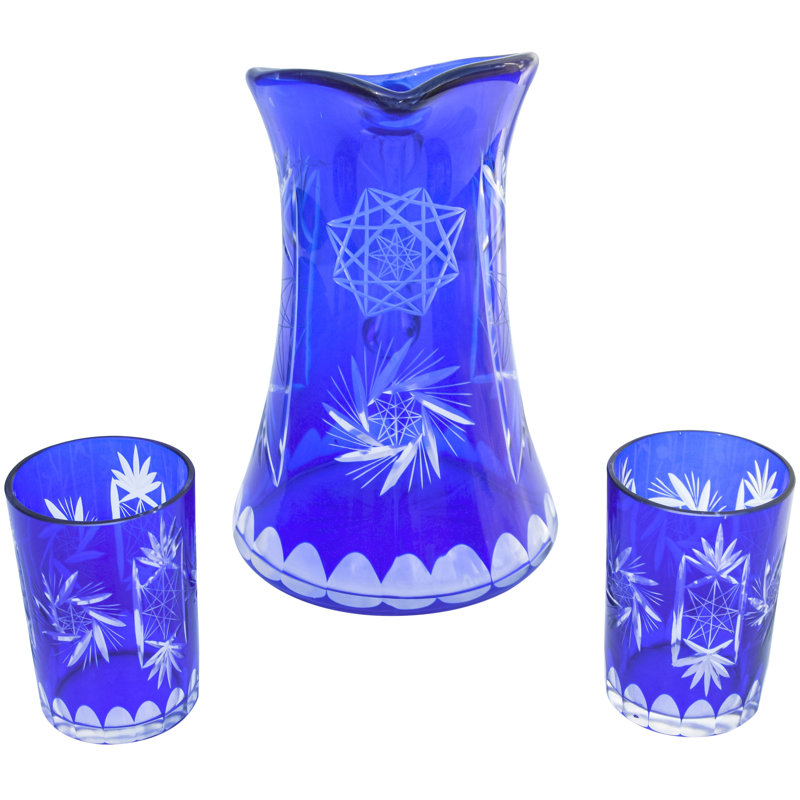 3 - Piece Crystal Pitcher And Glasses Set Set