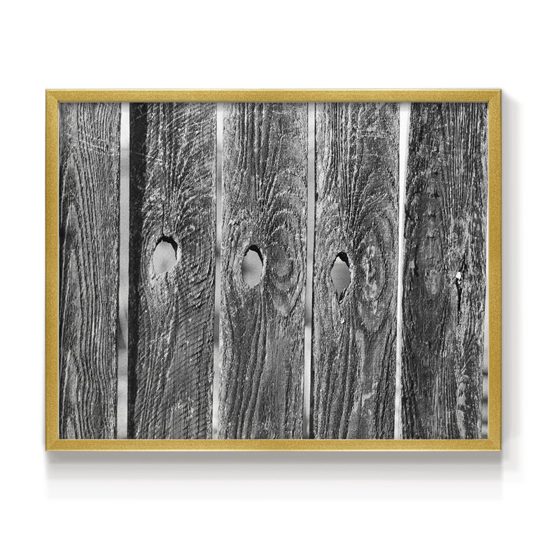 Found Textures II -Framed Print - Restickable