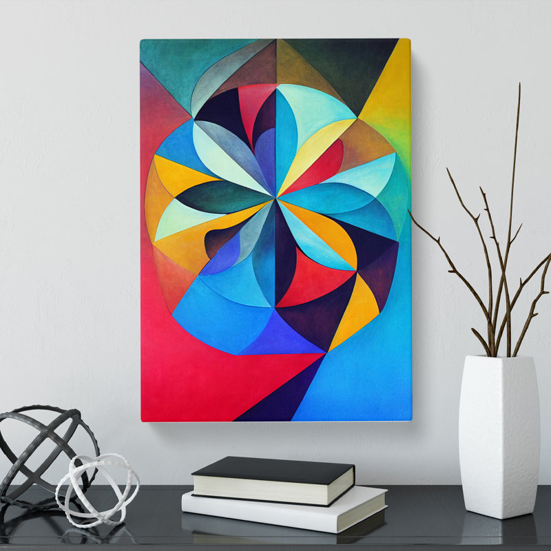 Teanna Floral Mandala Style Vol.1 - Wrapped Canvas, 76cm H x 50cm W x 3cm D