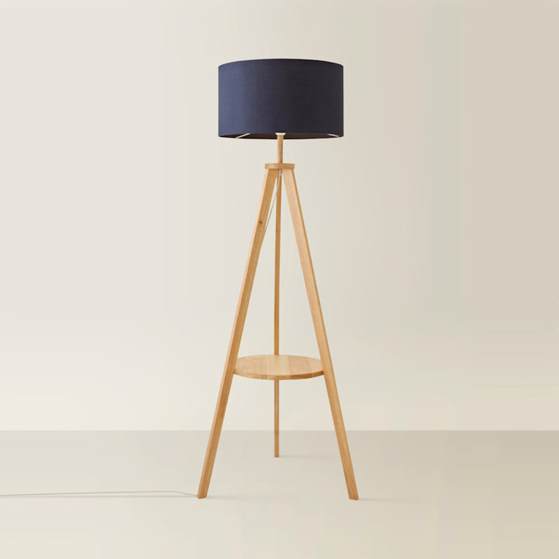 130cm Tripod Floor Lamp, Blue