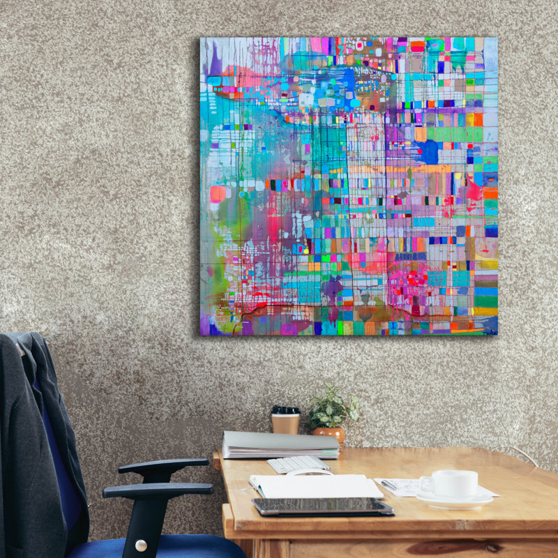 " Matrix Colour Field " by Zwart, 37" H x 37" W x 1.5" D