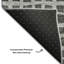 Tapis graphite de qualité supérieure lavable à la machine Pasko-80614027